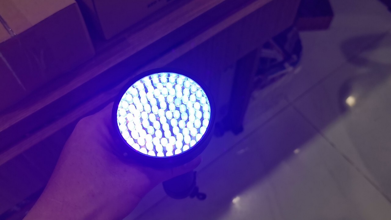 Đèn UV Led 100 bóng 18W Sấy Keo UV, Soi Tiền - UV100