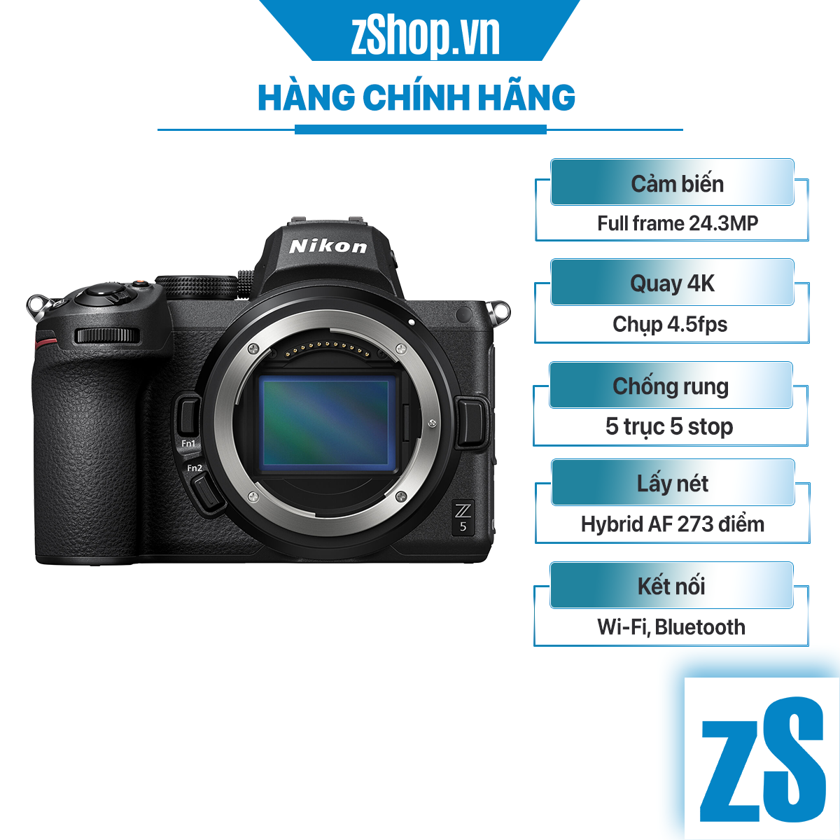 Máy Ảnh Nikon Z5 (Hàng Chính Hãng