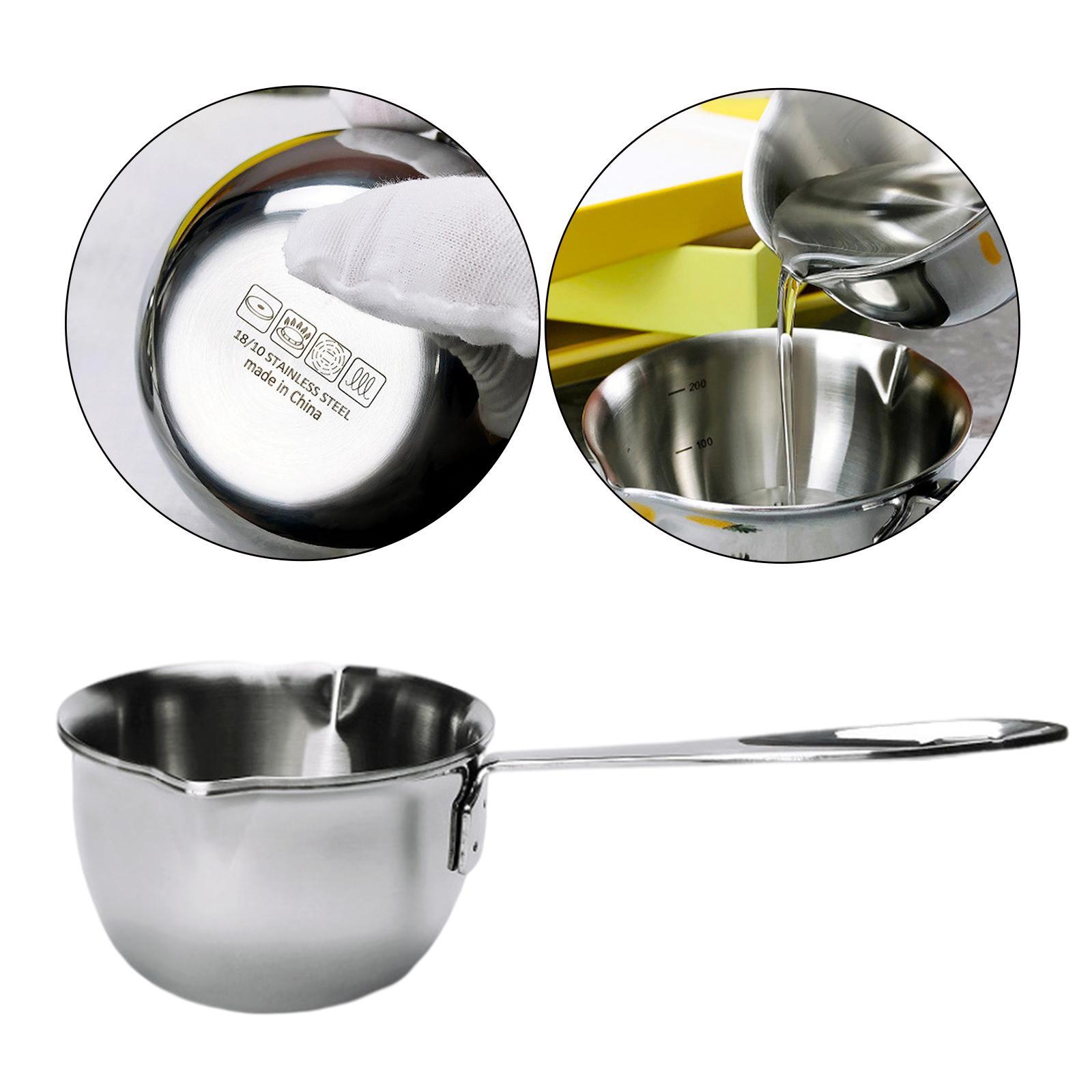 Saucepan with Ergonomic Handle with Butter Melting Pot Sauce Pot
