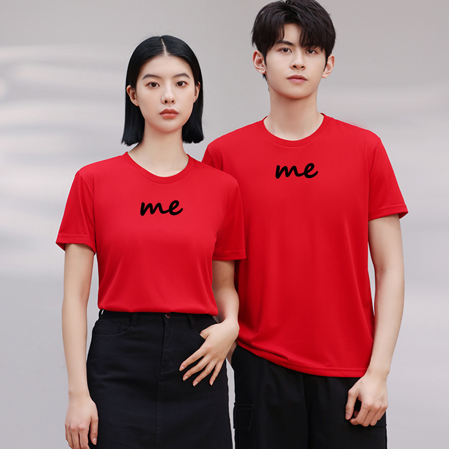 Áo Thun Đôi In Chữ me Brand DLX Áo Phông Đôi Cao Cấp