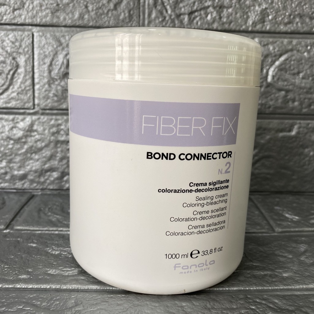 Dầu xả phục hồi tóc Fiber Fix Bond Connector N.2 Sealing Cream Colouring Bleaching FANOLA 1000ml