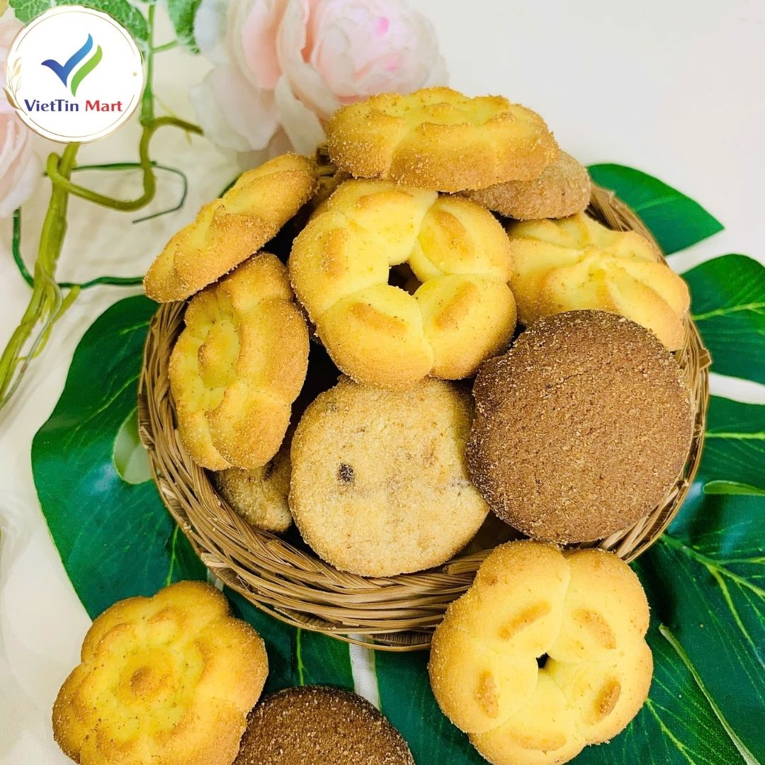 Bánh Quy Bơ Giòn 500g VietTin Mart