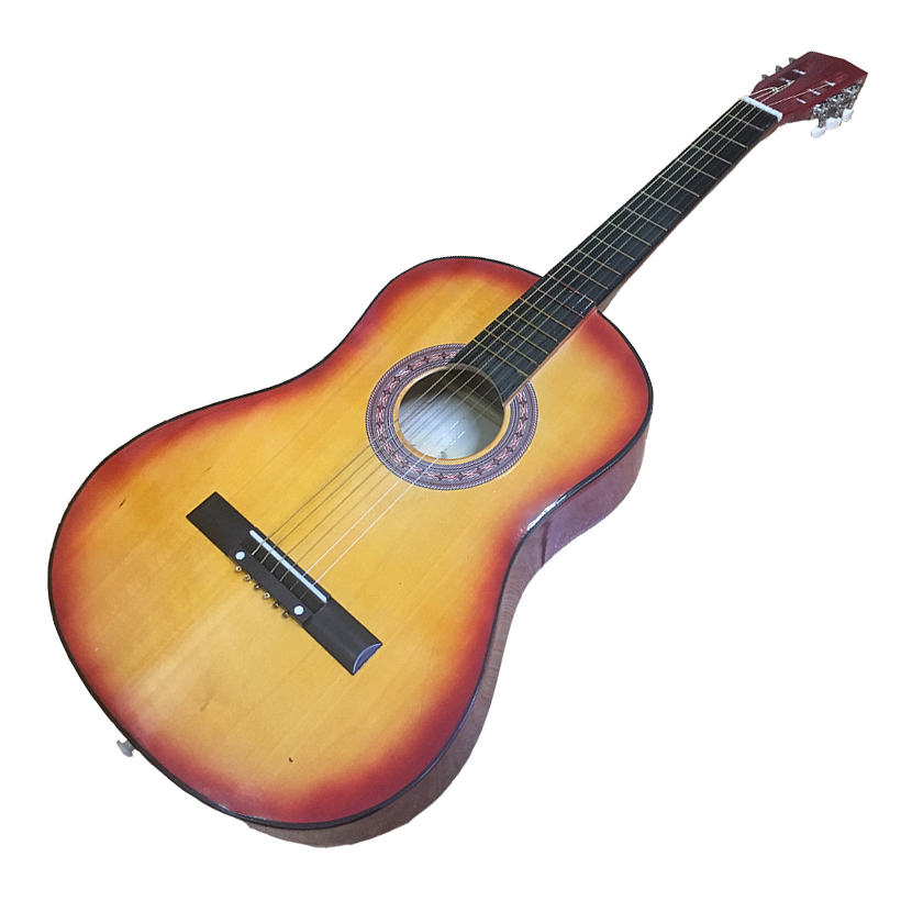 Đàn Guitar acoustic GU03 màu nâu đất dáng D