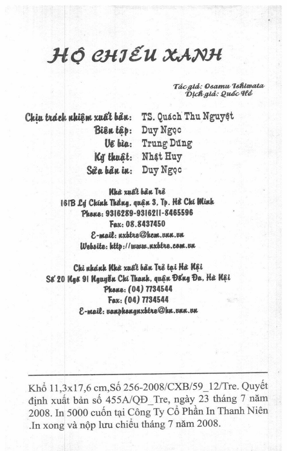 hộ chiếu xanh chapter 1 199