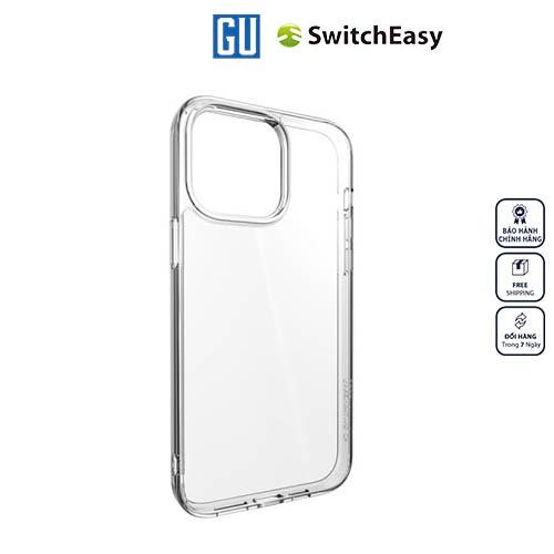 Ốp Switcheasy Crush dành cho iPhone 14 Series, được chứng nhận MIL-STD-810H bảo vệ chống rơi, viền TPU mềm dễ tháo lắp Hàng Chính Hãng