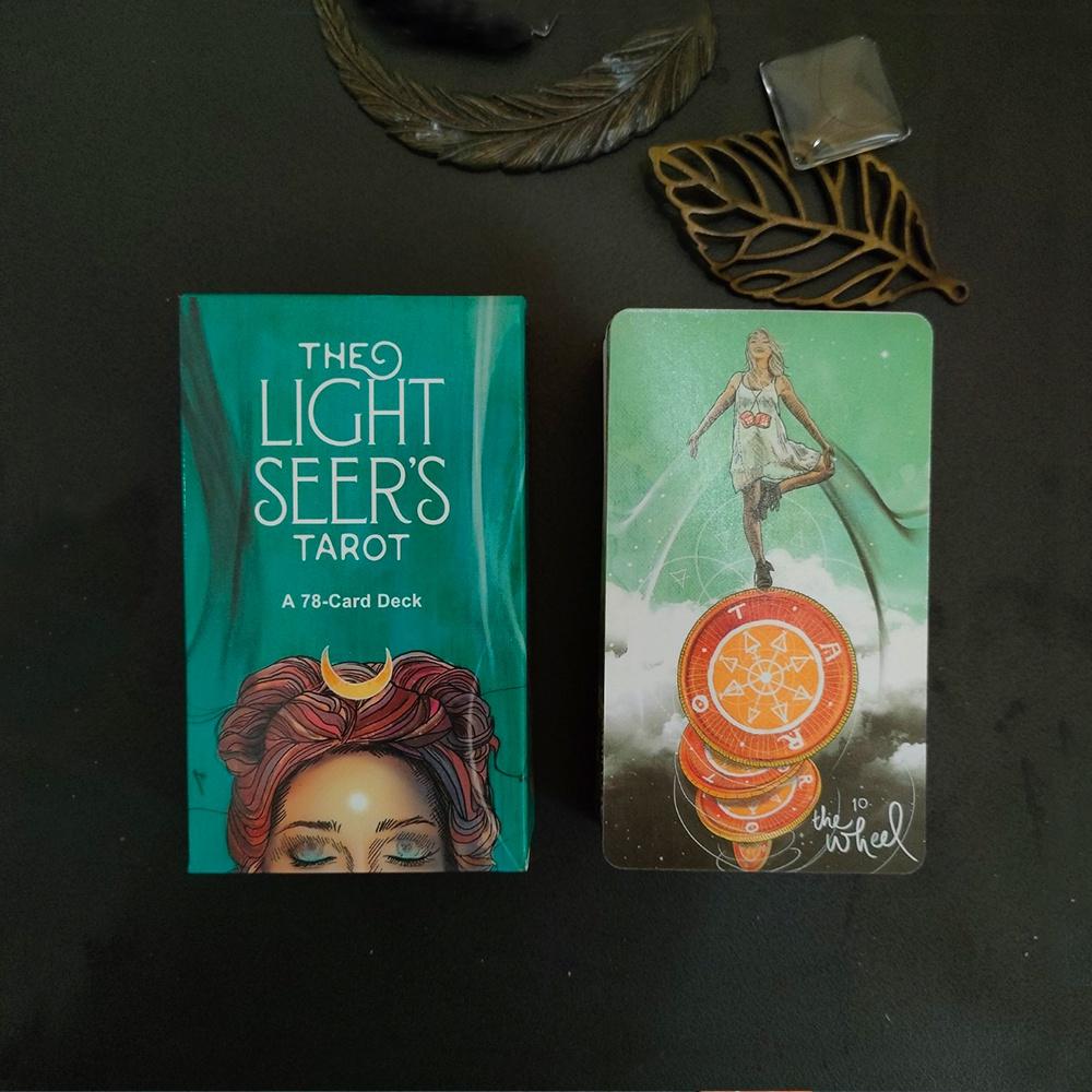 Bộ bài The Light Seer's Tarot 78 lá Tarot card deck chữa lành oracle healing light &amp; shadow