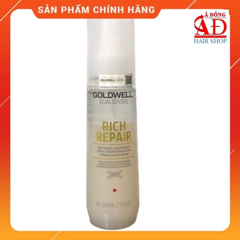 Bộ dầu gội xả Goldwell rich repair siêu phục hồi tóc hư tổn Đức