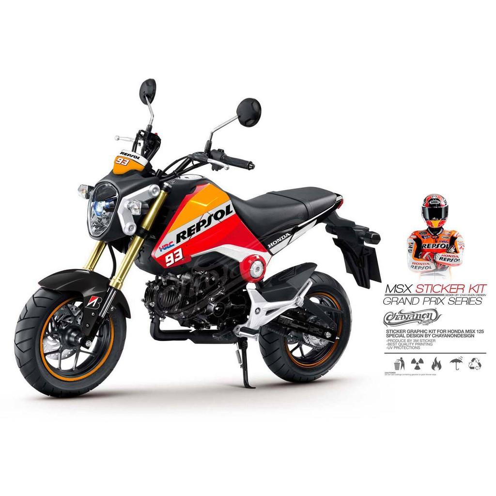 Tem trùm dành cho xe MSX REPSOL