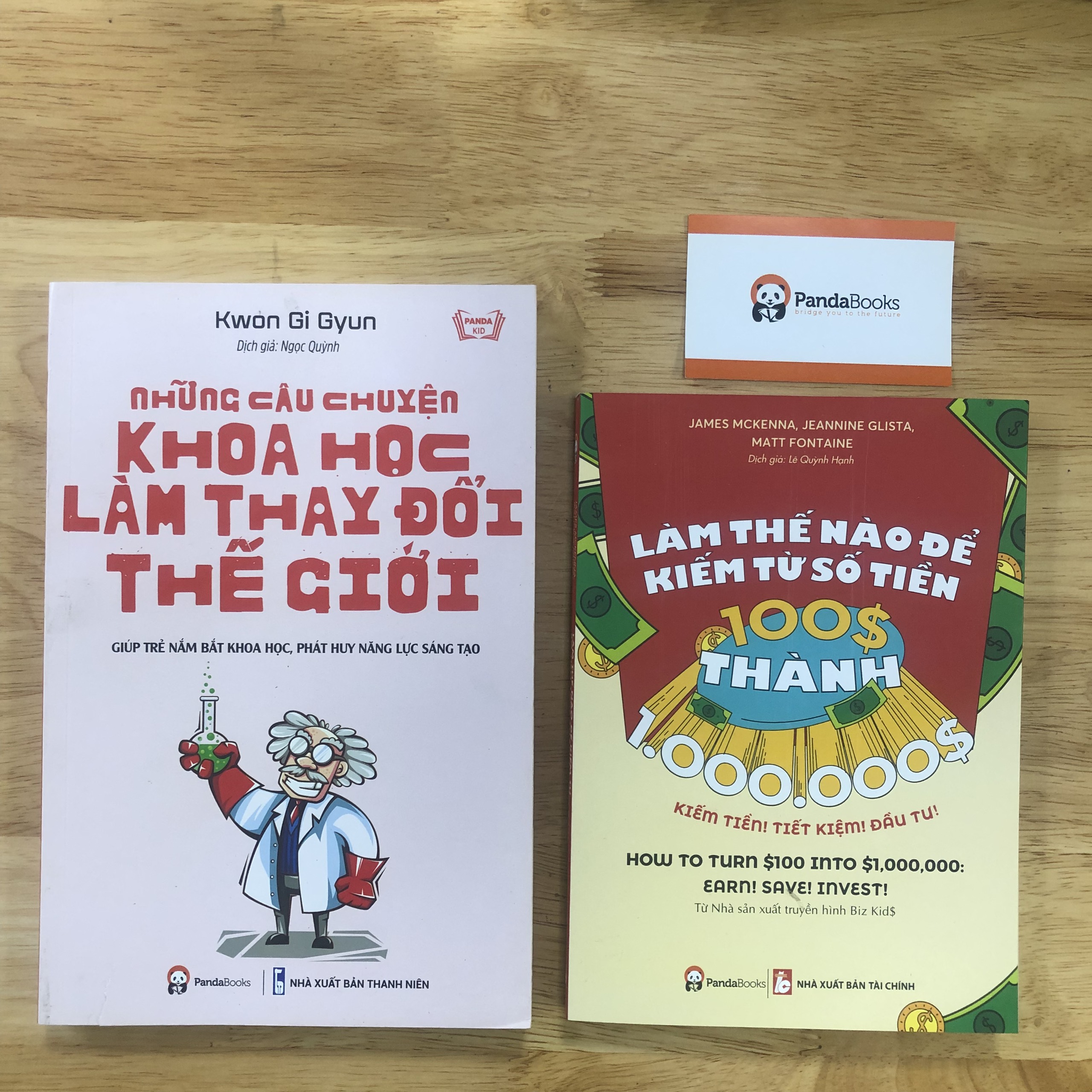 Sách - COMBO 2 cuốn: Những câu chuyện khoa học làm thay đổi thế giới, Làm thế nào để kiếm 100 - 1.000.000
