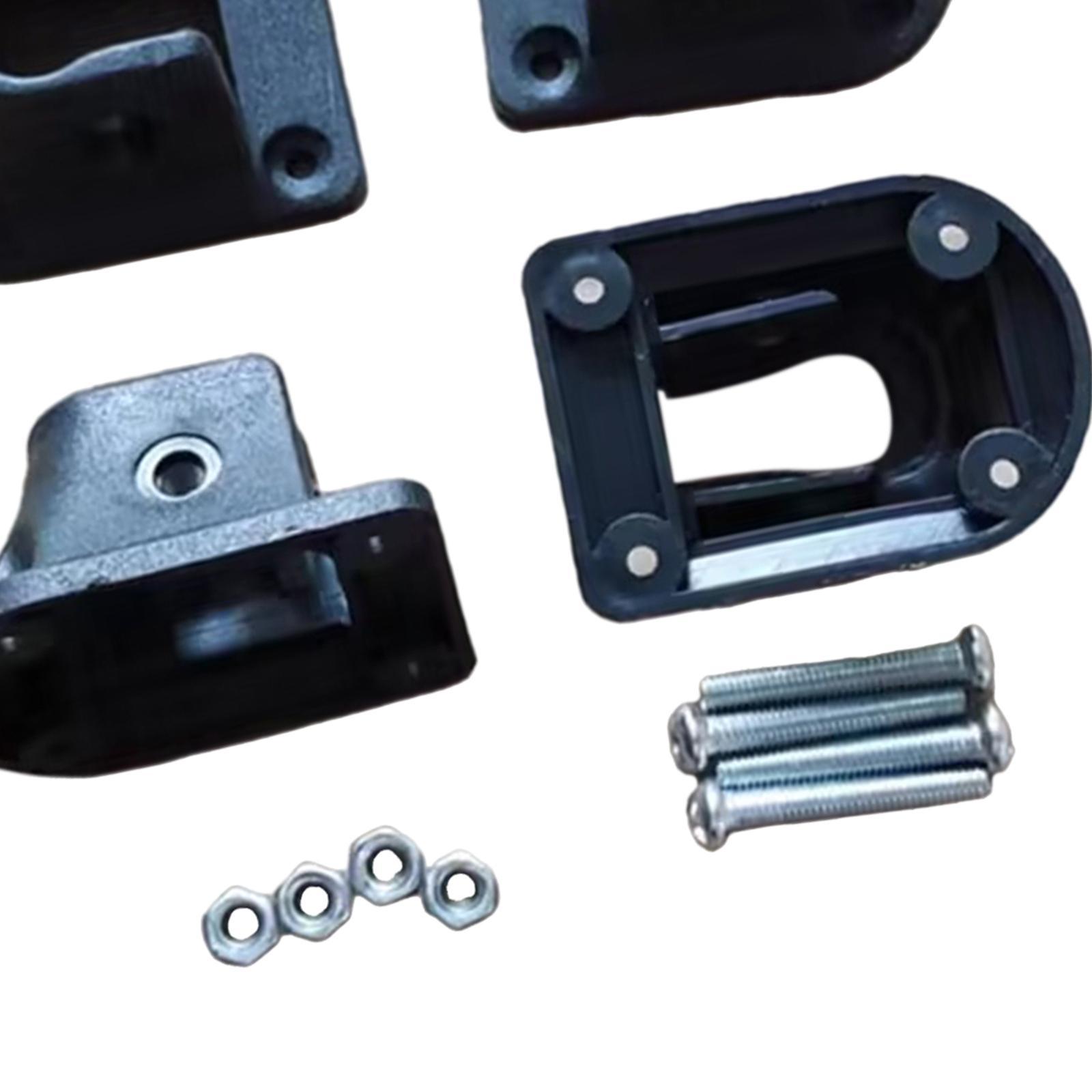 4x Folding Table Leg Brackets Repair Durable Reading Bed Table Leg