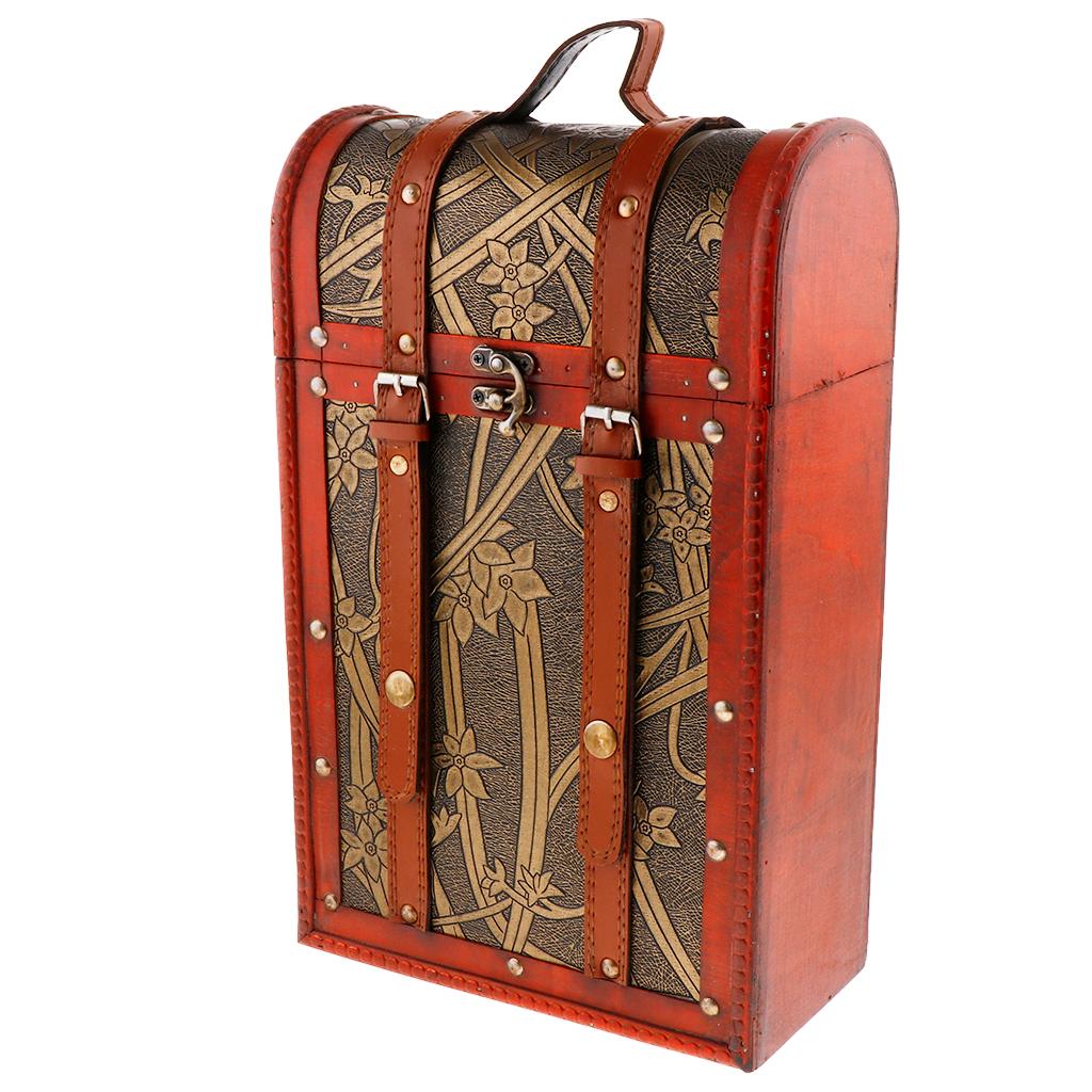 1 Bottle/2 Bottle Wooden Wine Box –