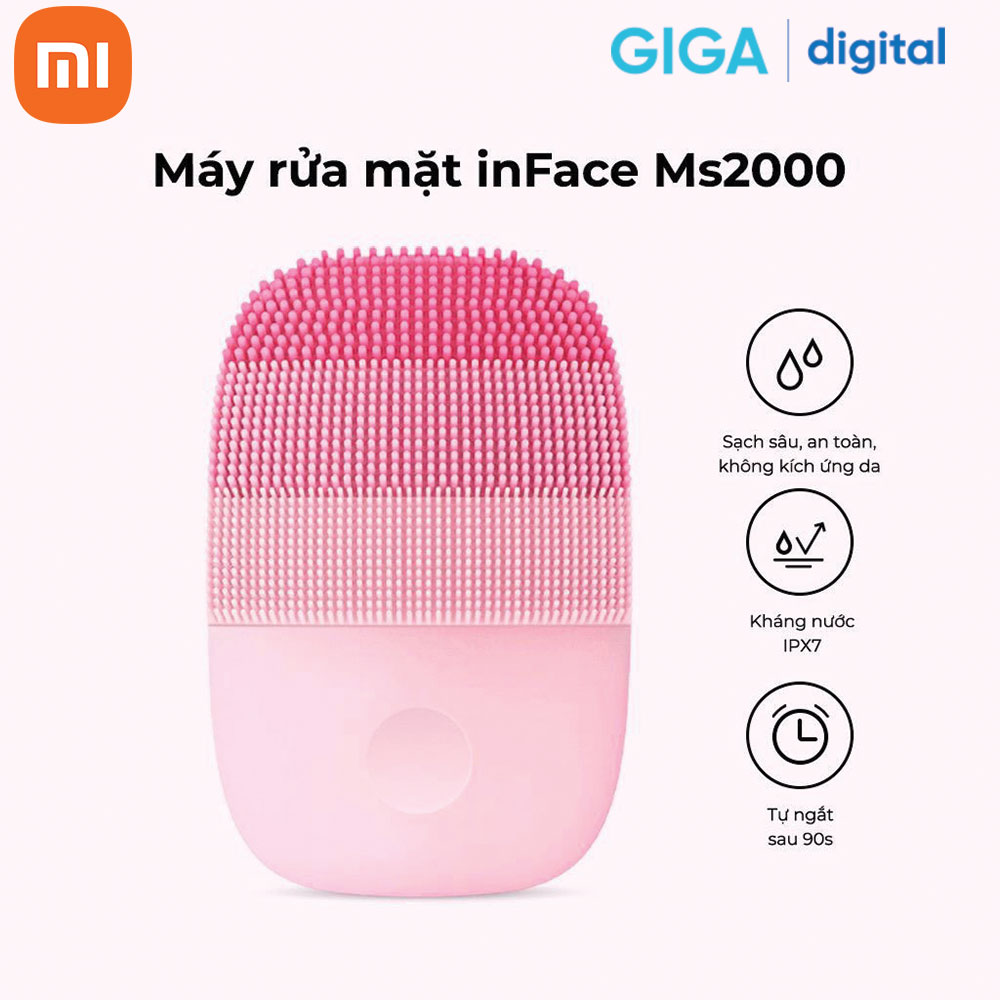 Máy rửa mặt sóng âm Xiaomi inFace Gen2 MS2000/ MS2001 - Hàng Chính Hãng