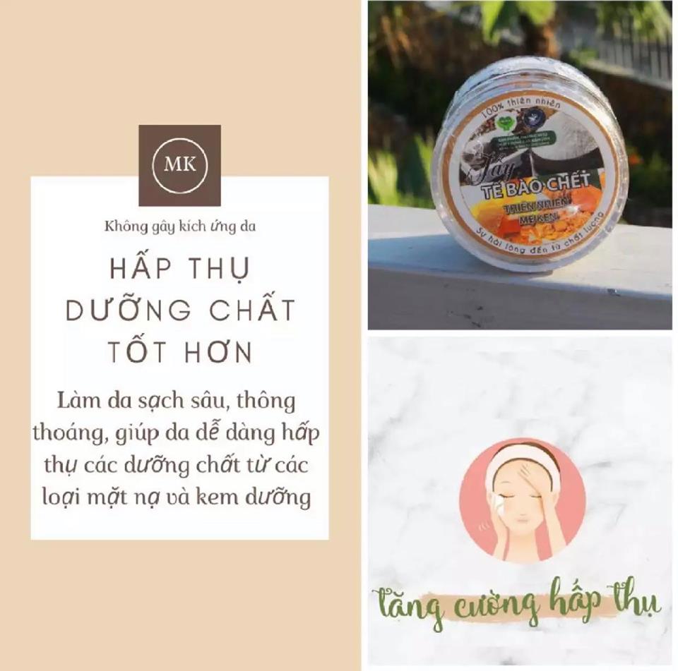 TẨY TẾ BÀO CHẾT THIÊN NHIÊN MẸ KEN - HỦ 200ML (Láng mịn body, tẩy sạch da chết cơ thể)