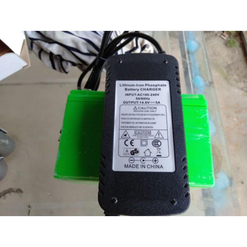 Nạp 14.6v 5a cho hệ pin lifepo4 32650.26700.26650.