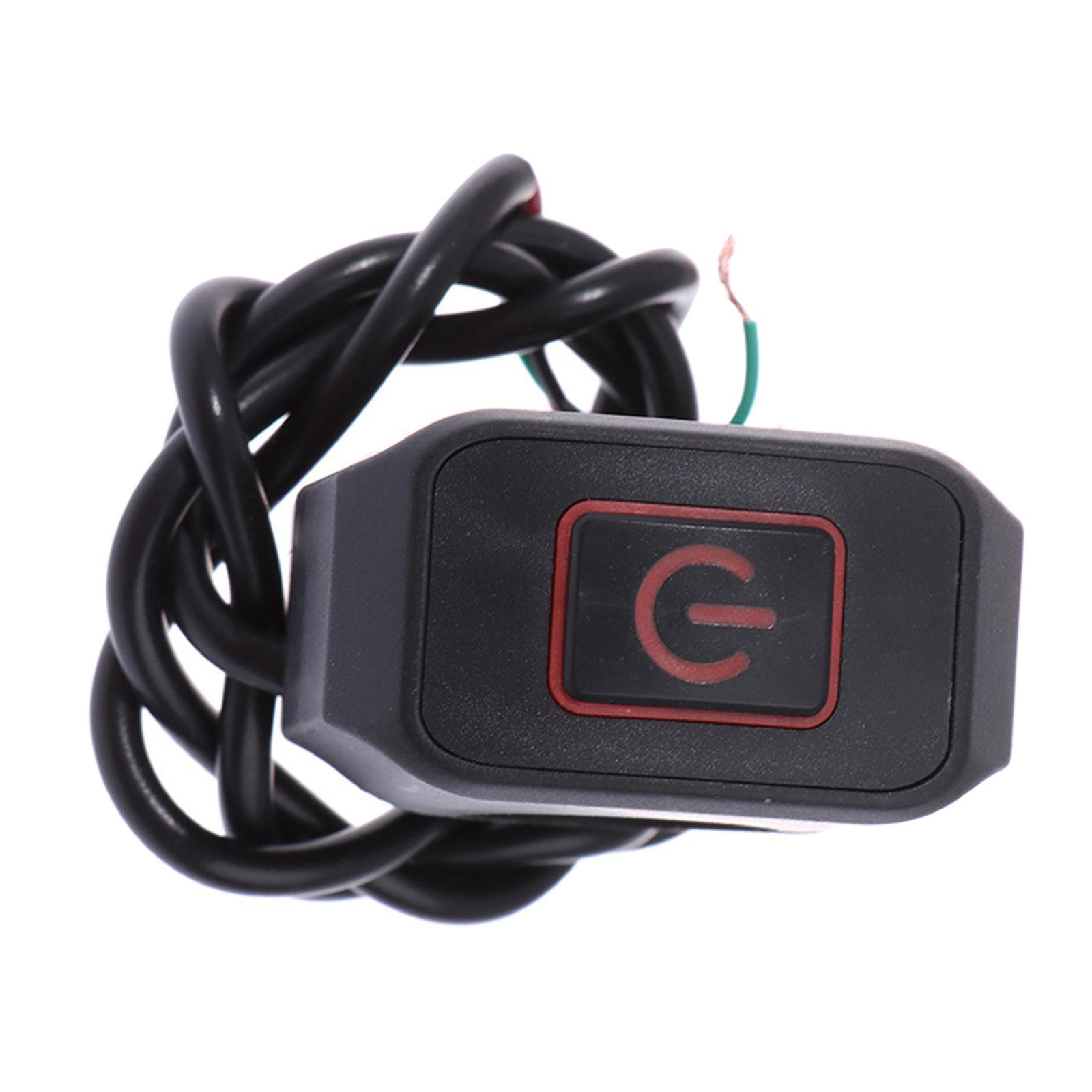 Motorbike Switch Handlebar Mount Modified Red Light