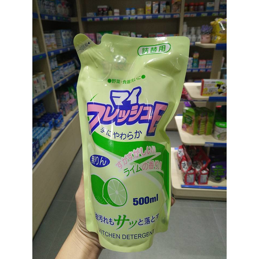 Combo Nước Rửa Chén Hương Chanh Rocket+ Chai Xịt Làm Sạch Đồ Dùng Nhà Bếp Hiệu Quả - Nội Địa Nhật Bản