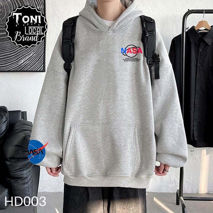 ÁO HOODIE Local Brand Unisex Nasa Nỉ Bông Form Rộng Nam Nữ
