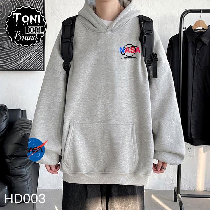 ( ) ÁO HOODIE Local Brand Unisex Nasa Nỉ Bông Form Rộng Nam Nữ (HD3000L - Full Size - Kèm Video Ảnh Thật)