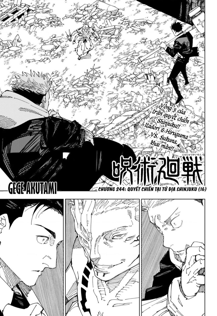 jujutsu kaisen - chú thuật hồi chiến chapter 244 3