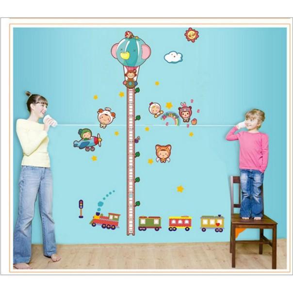 Decal thước đo cho bé các nhân vật đáng yêu