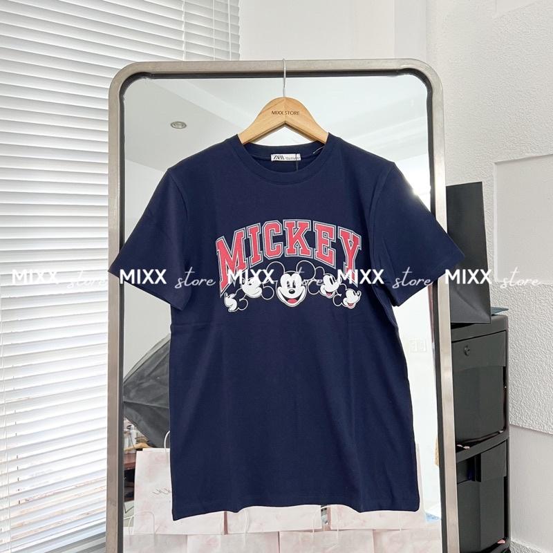 Áo Thun Nữ Mickey chất thun cotton mềm mịn thoáng mát phom suông năng động trẻ trung