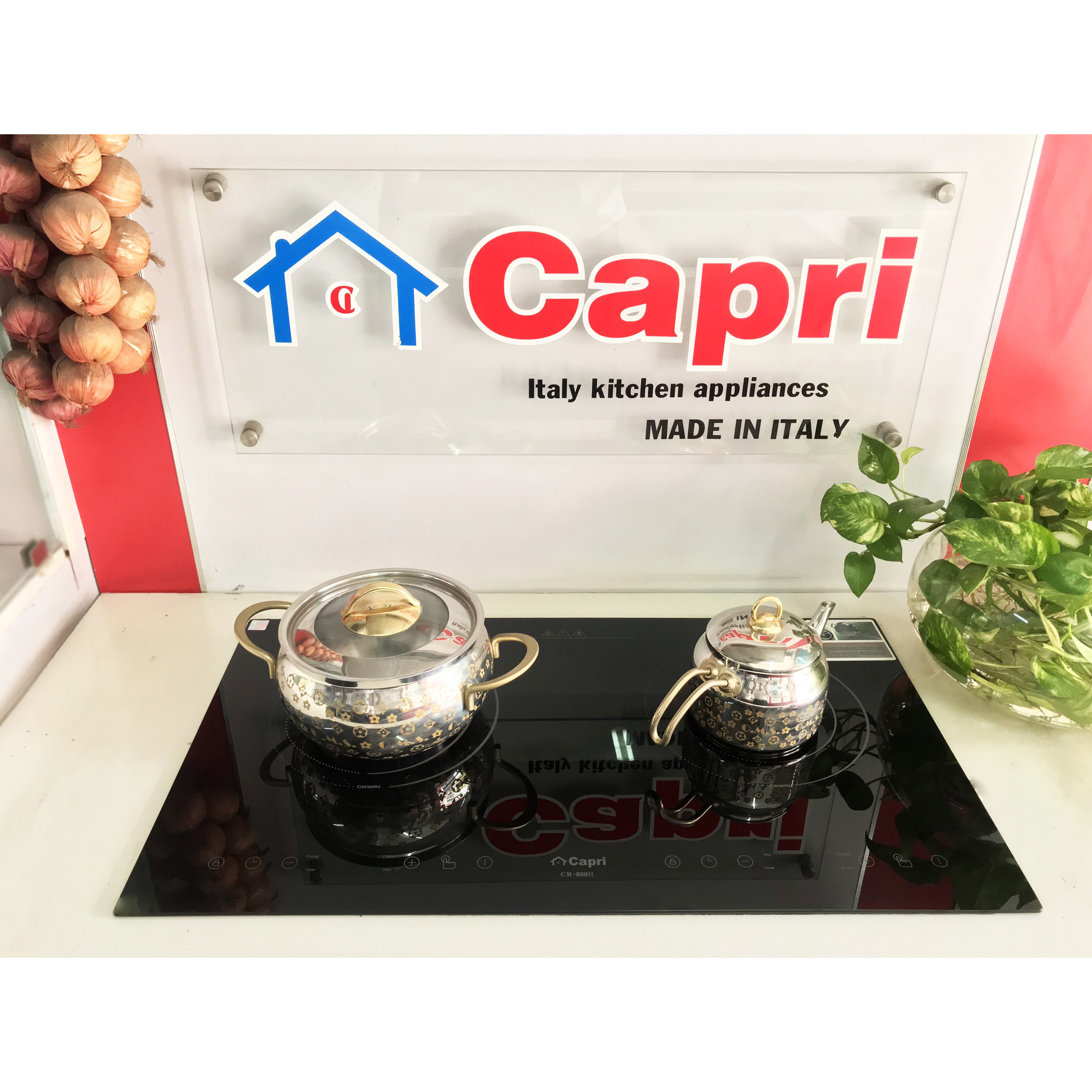 Bếp Hồng Ngoại Đôi Capri CR-800H - Hàng Chính Hãng, Sản Xuất Theo Công Nghệ Tiên Tiến Châu Âu, Tiết Kiệm Điện Và Thời Gian Nấu Tối Ưu