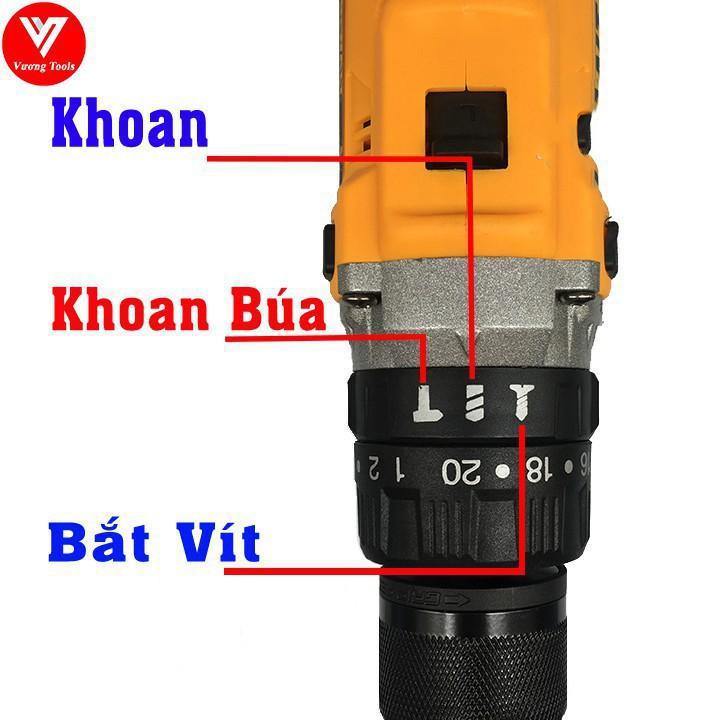 Khoan Pin DeWalt 38V Khoan Bê Tông ,Bắn Vít .Máy Không Than Bảo Hành 10 Tháng