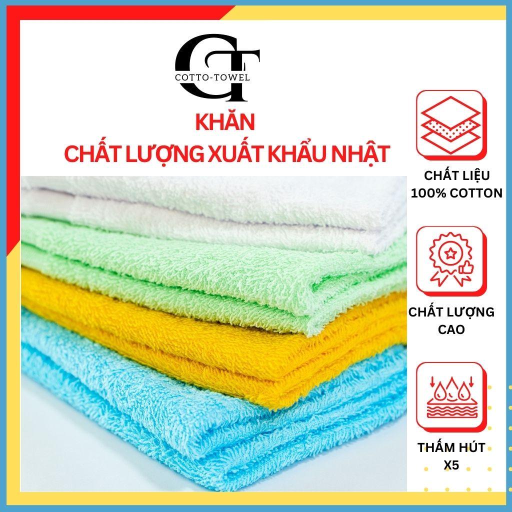 Khăn mặt Cao cấp 100% Cotton Mềm mịn, thấm hút HÀNG XUẤT NHẬT