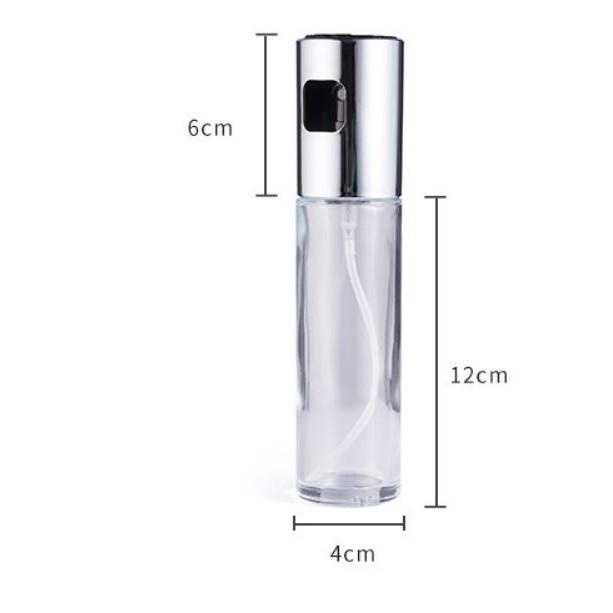 Bình xịt dầu ăn thuỷ tinh 100ml 18*4cm