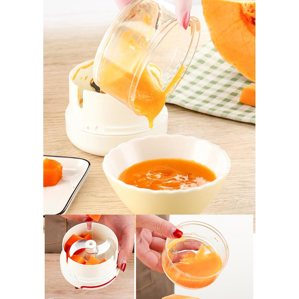 Máy xay tỏi ớt mini đa năng cầm tay siêu tiện, siêu bền - Đồ dùng, dụng cụ nhà bếp, kệ hũ gia vị