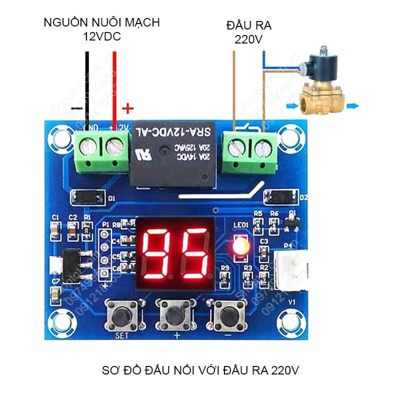 MODULE MẠCH CÔNG TẮC CẢM BIẾN ĐỘ ẨM CỦA ĐẤT KỸ THUẬT SỐ M214