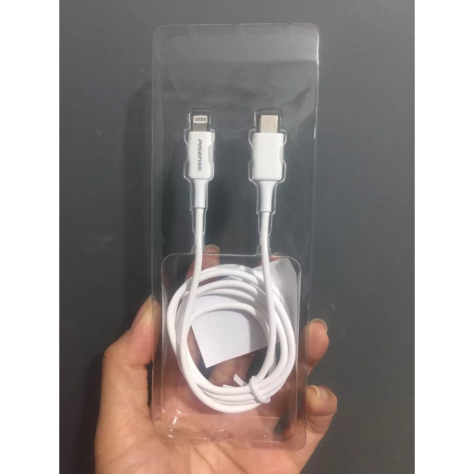 Cáp sạc nhanh PD dòng 3A cho iP Pisen CLPD _ Hàng chính hãng