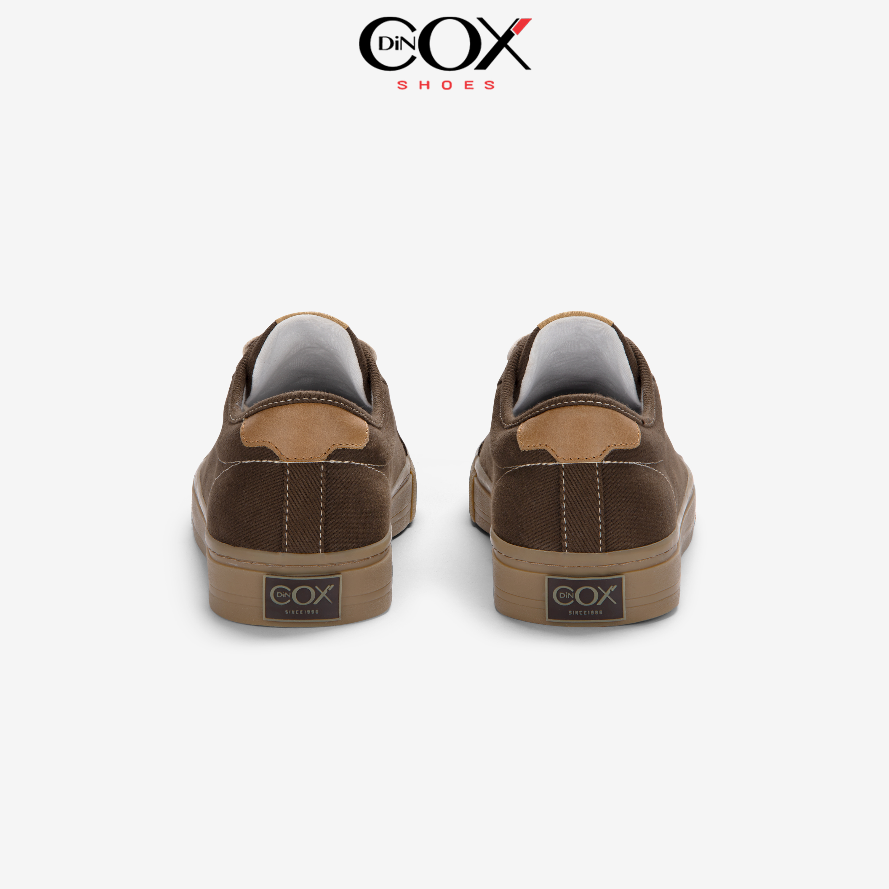 Giày Sneaker Vải Canvas Nam Nữ E12 Kakao Dincox