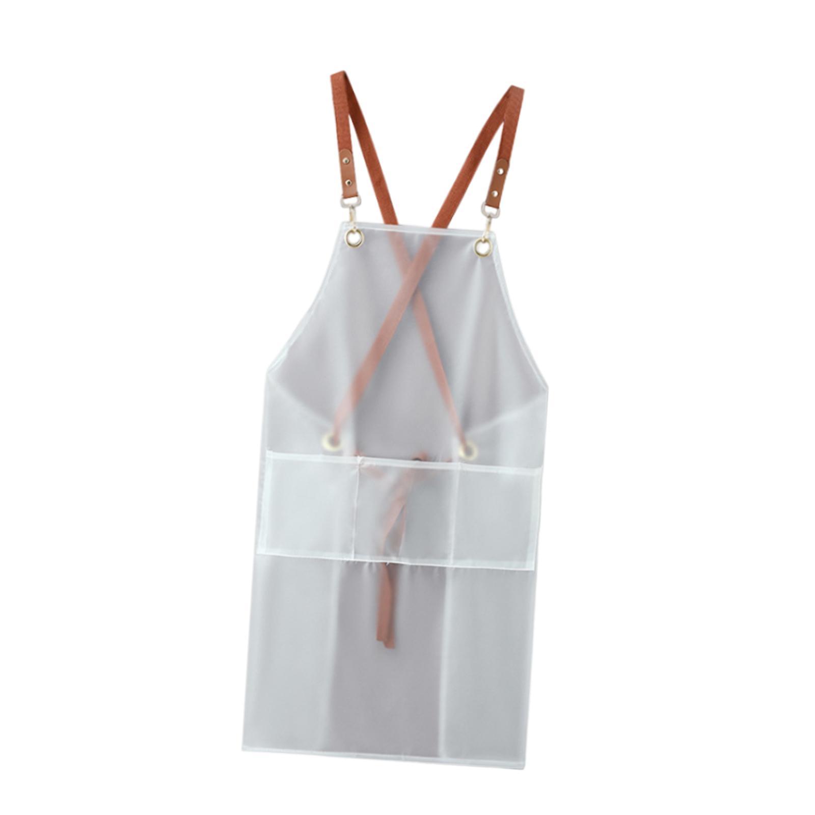 Chef Apron Cooking Apron BBQ Apron Bib Apron Cross Back Durable Baking Apron