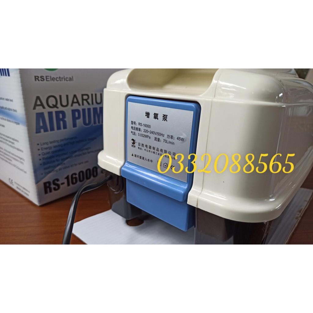 Máy sục khí hồ koi , máy sục oxi cho hồ cá koi, bể hải sản RS 15000-16000-17000 Bền-Êm Rẻ
