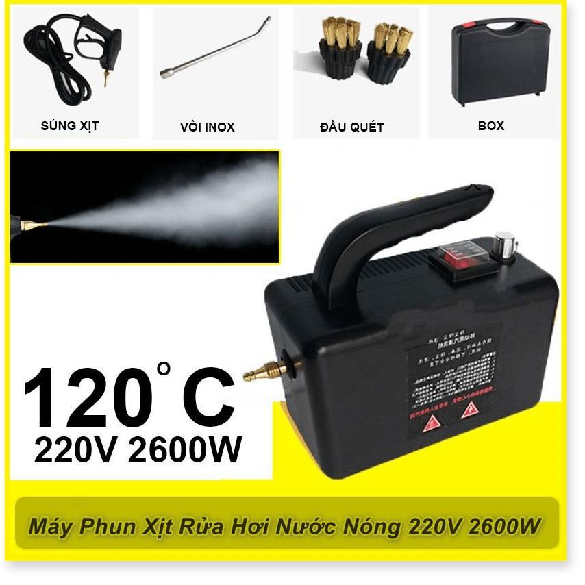 Máy Phun Xịt Rửa Hơi Nước Nóng 220V 2600W