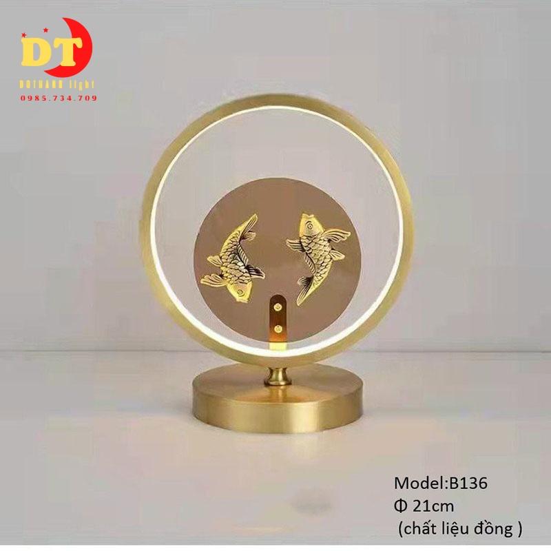 Đèn bàn đồng phong cách hiện đại HTLQ bpl