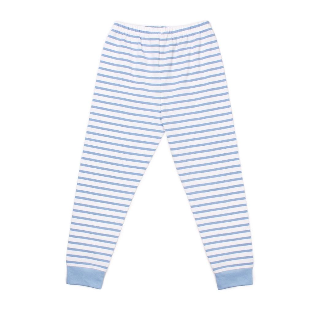 Bộ dài tay chui đầu cotton quần kẻ