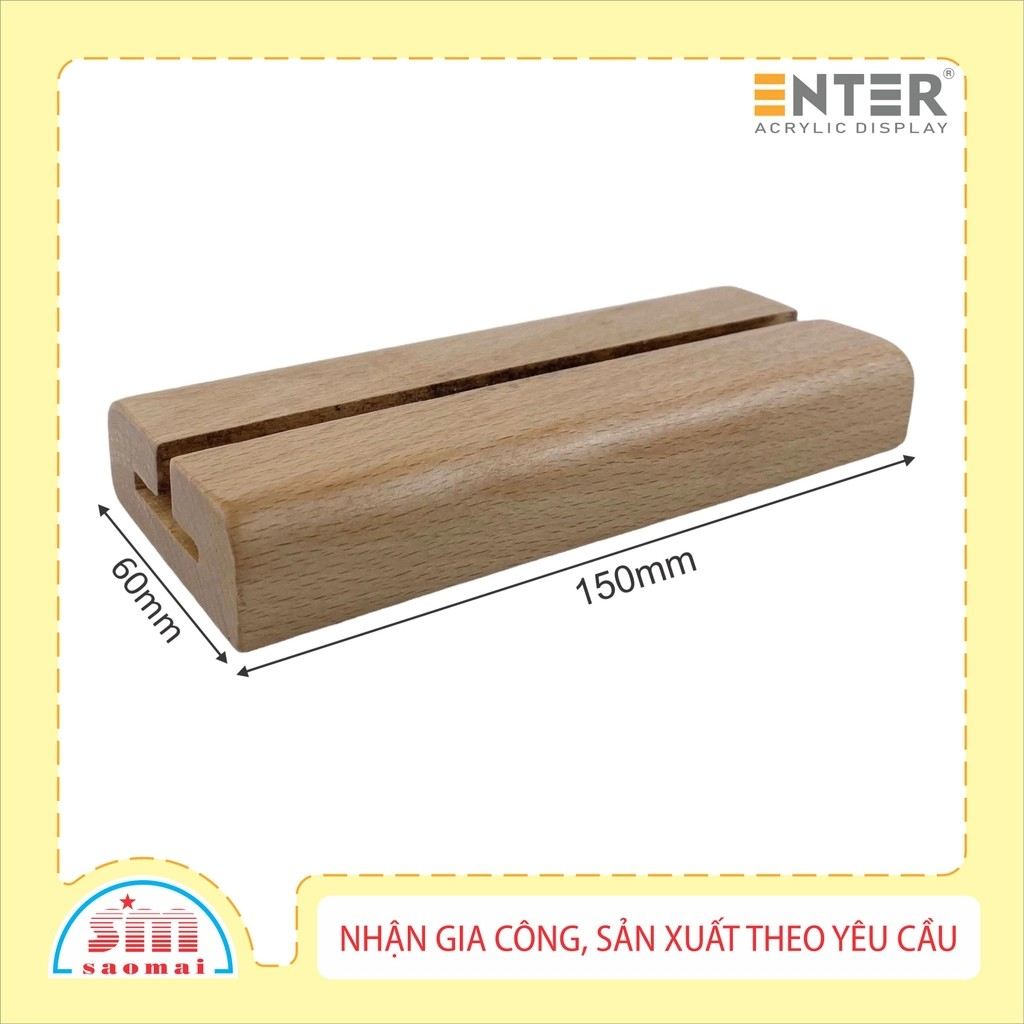 Đế gỗ Enter E42 15cm