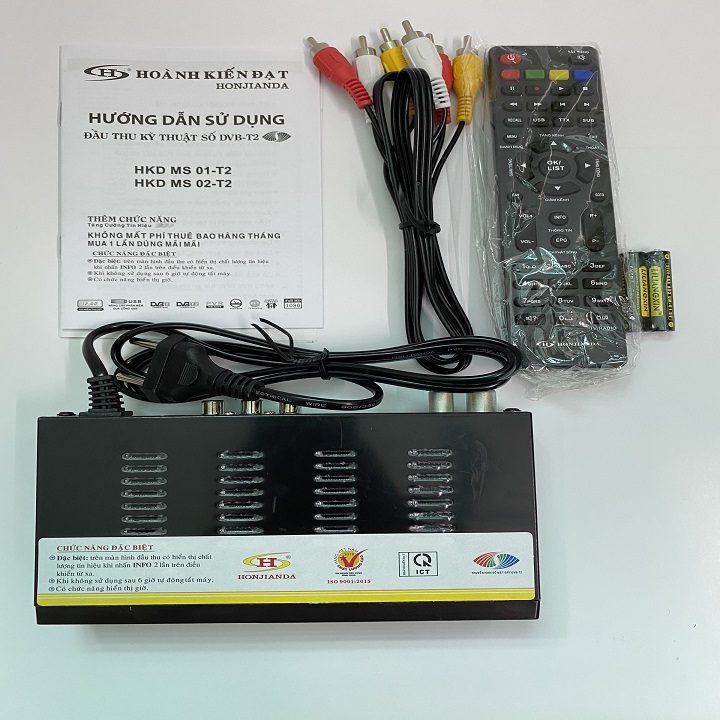 Đầu thu truyền hình kỹ thuật số DVB T2 HKD MS01 HÀNG CHÍNH HÃNG