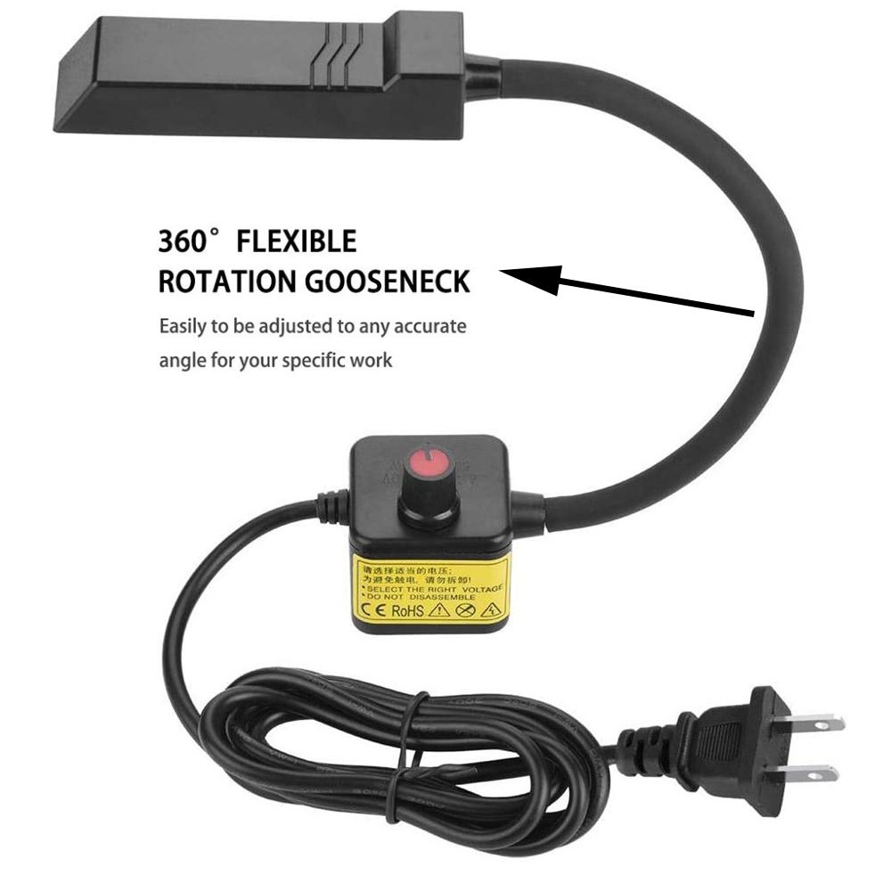 Âm Trần 30 Đèn LED Máy Đèn Chiếu Sáng Công Nghiệp Đa Năng Linh Hoạt Đèn Làm Việc Có Nam Châm Cho Máy Tiện, Máy Khoan