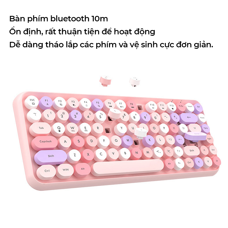 Bàn phím không dây Bluetooth 308i  cho điện thoại , bàn phím - D1484