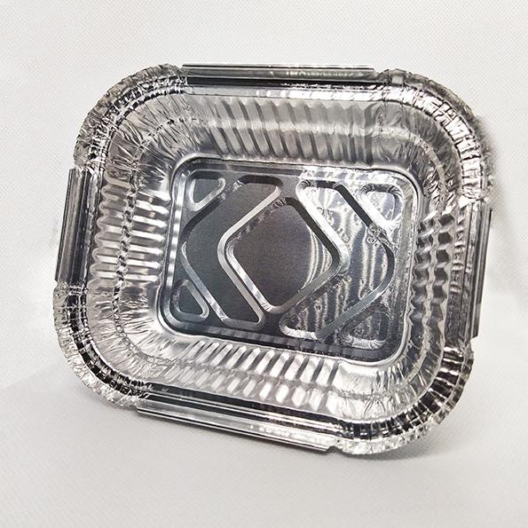 Set 100 khay nhôm đựng thực phẩm 1 lần 410ML FTC - 15 x 12 x 4cm