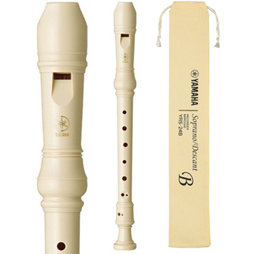 Sáo Recorder Soprano Yamaha YRS-24B Tone C (Đô) - Kèm Móng Gảy DreamMaker