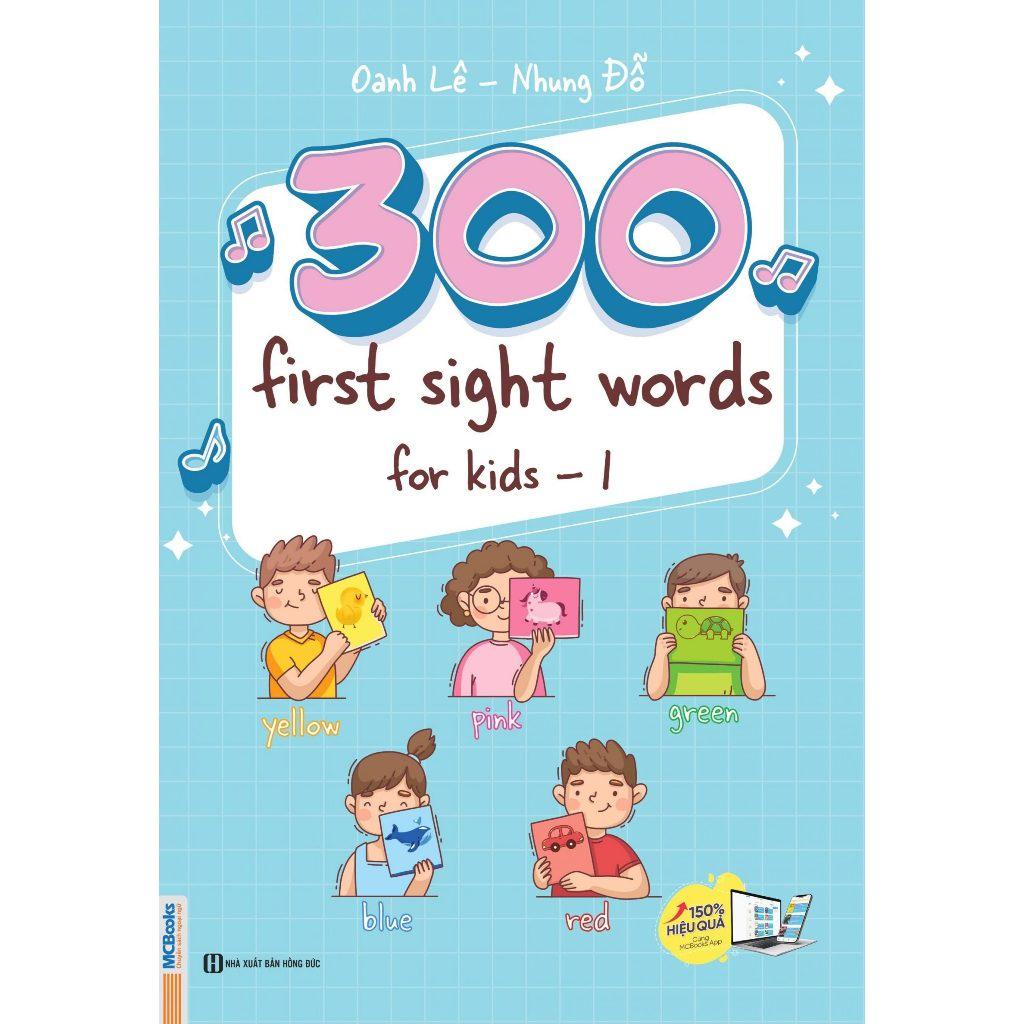 300 First sight words for kid - 1  - Bản Quyền