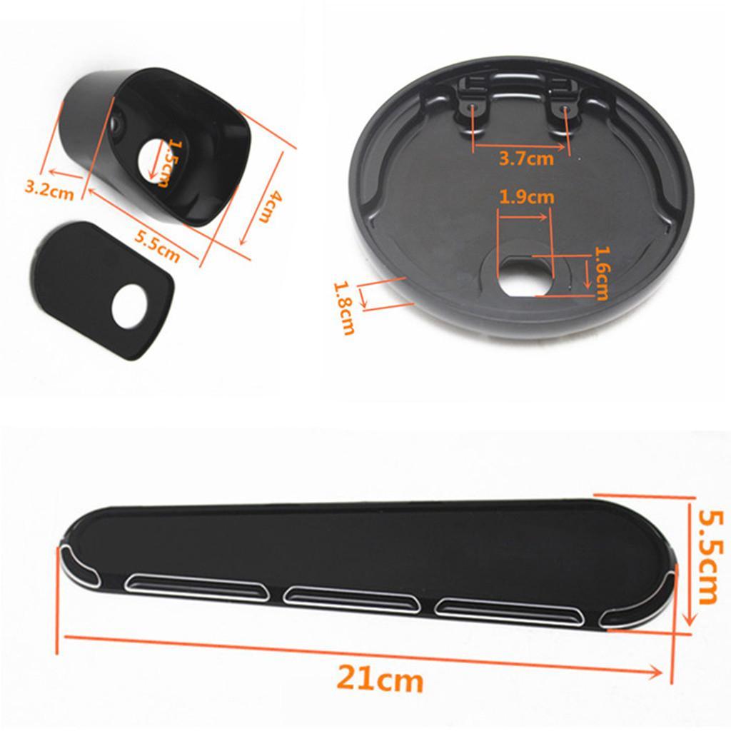 Fuel Gas   Cover & Round Door Ignition Cover for   Black