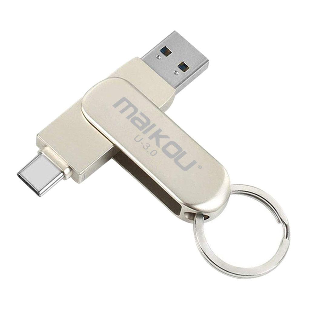Sunnimix Đèn 64 GB, 3in1 Gậy Chụp Ảnh Cho Điện Thoại Android thẻ Nhớ Loại C Ổ Bút Móc Khóa