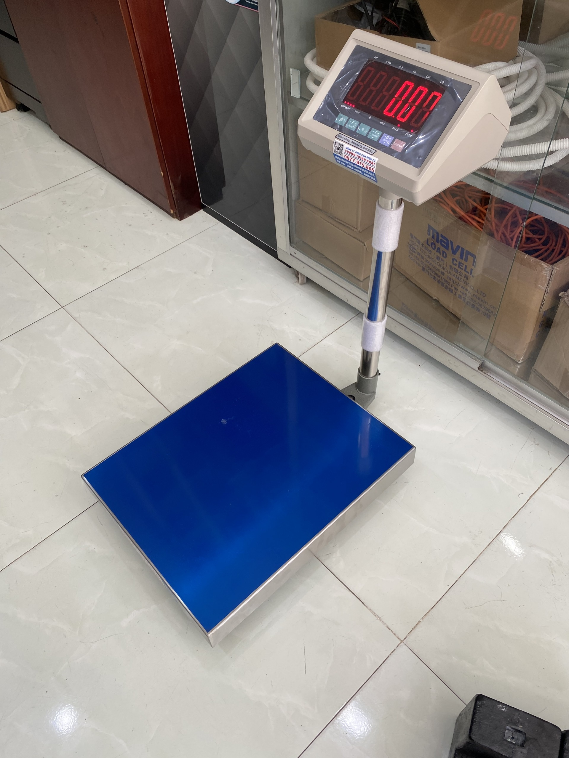 Cân Điện Tử Bàn A28, hiển thị 2 mặt 200kg, kích thước bàn 40x50cm