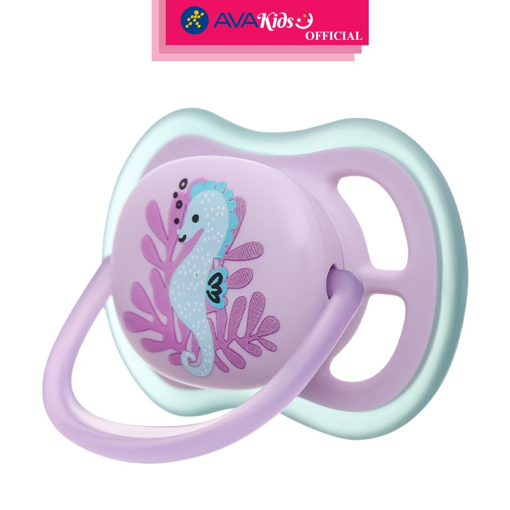 Ti ngậm Philips Avent thông khí SCF086/06 (6 - 18 tháng) - Hình cá ngựa - Hàng Chính Hãng
