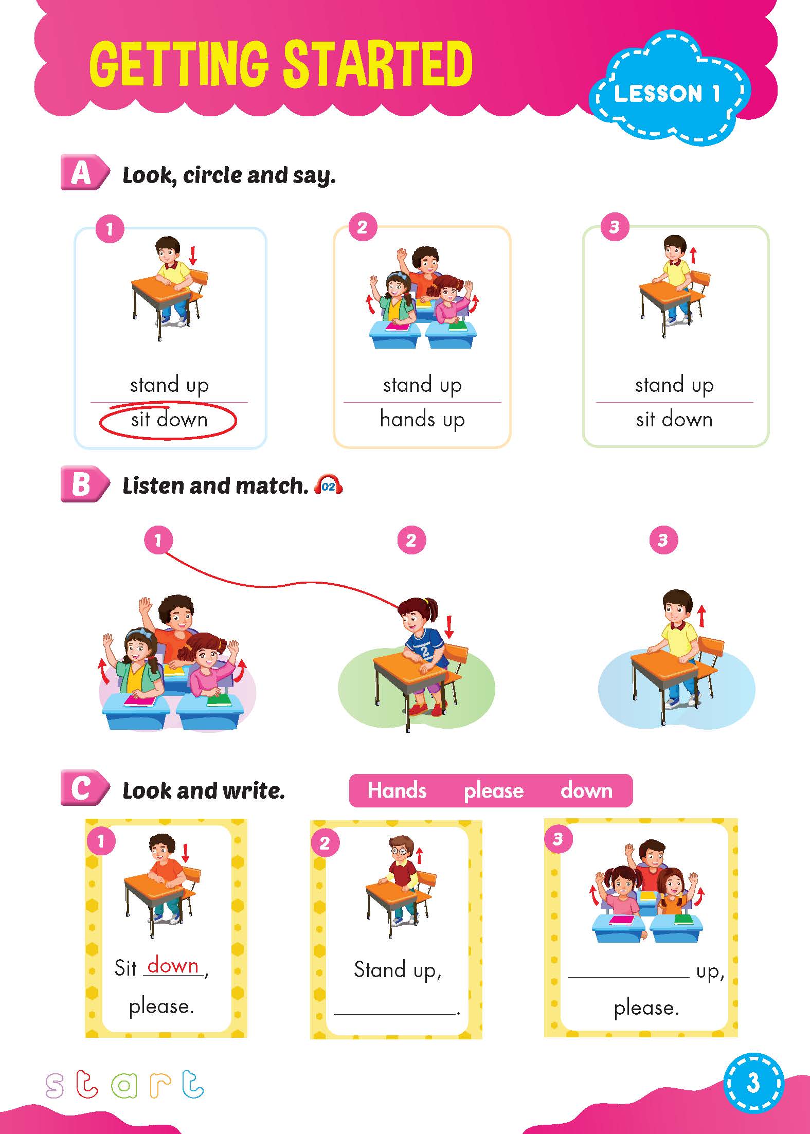 Bài tập bổ trợ Tiếng Anh 3 i-Learn Smart Start